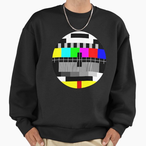 90's TV Test pattern Sweatshirt