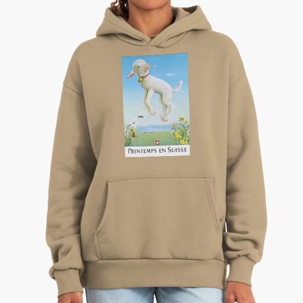 1945 Spring In Switzerland Travel Poster Hoodie