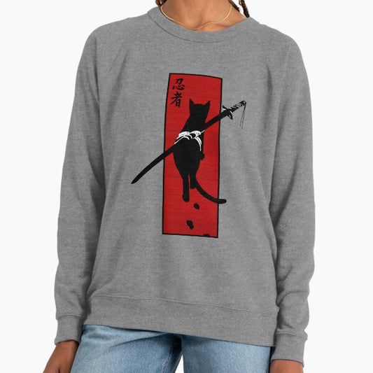 Assassin cat Lightweight Sweatshirt