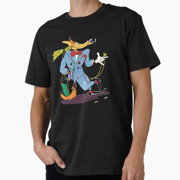Pimp wolf on street sign Premium T-Shirt