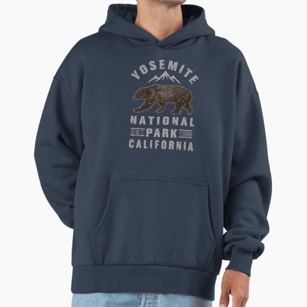 Retro Vintage Yosemite National Park Family camping Hoodie