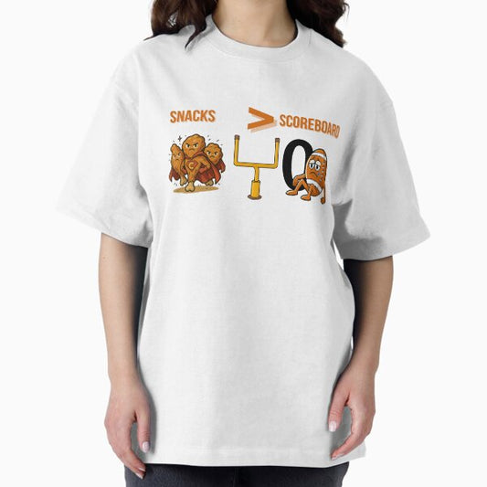 Snacks > Scoreboard Superhero Wings Funny Game Day Football T-Shirt