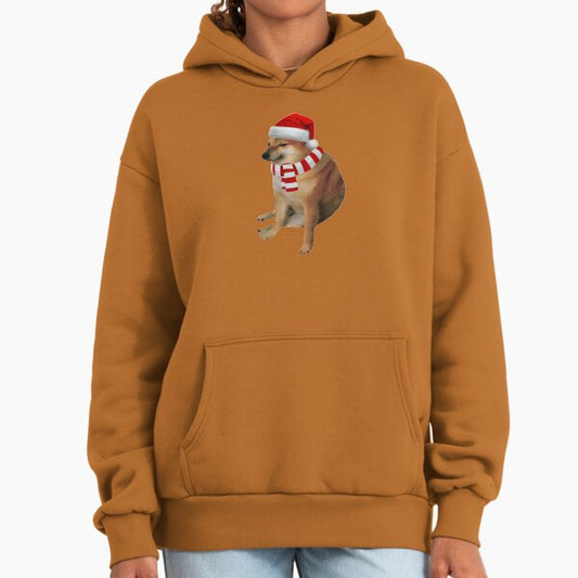 Cheems Doge Christmas Hoodie