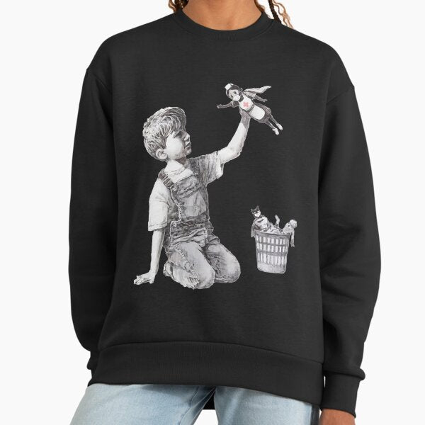 Banksy T-ShirtBANKSY Superhero Nurse NHS Sweatshirt