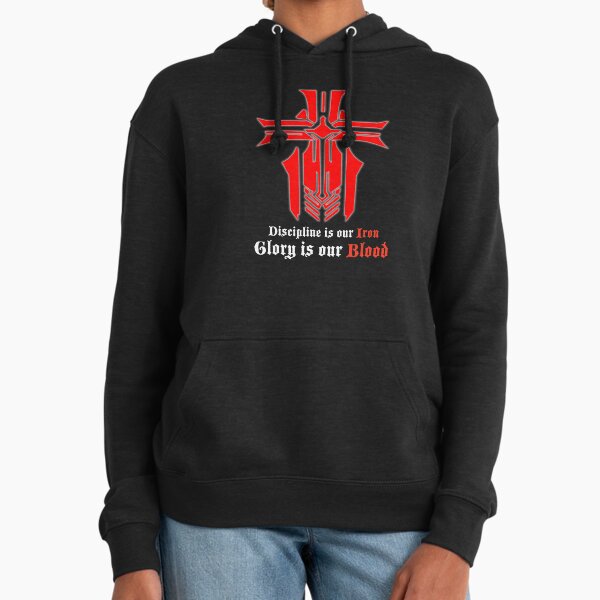 Azur Lane - Iron Blood Logo with slogan Black Hoodie