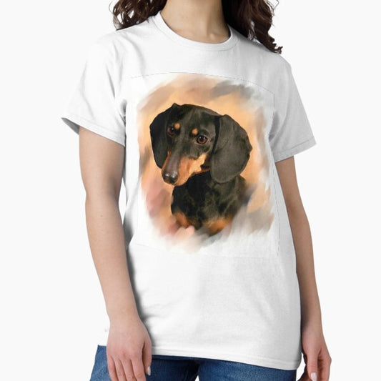 Dachshund Dog Photo Portrait T-Shirt