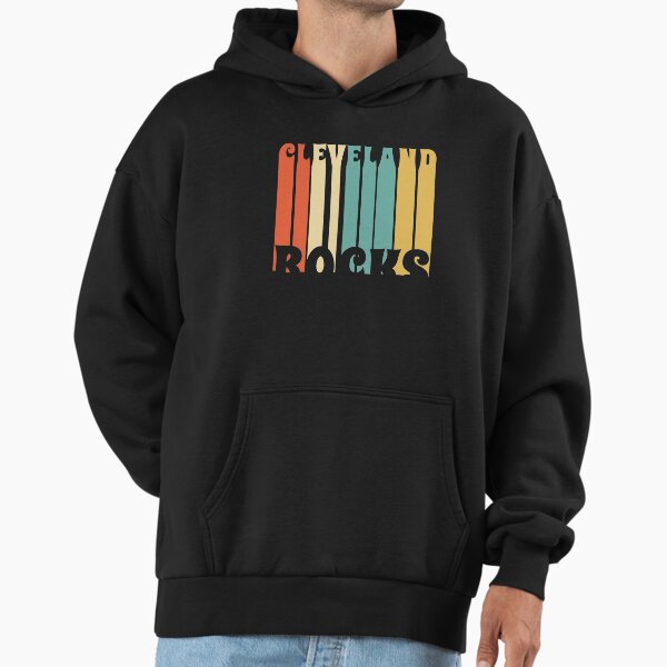 Cleveland Rocks Retro Vintage Hoodie