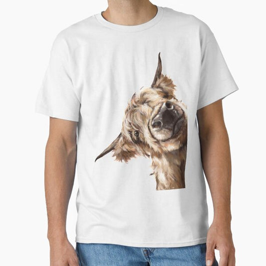 Sneaky Highland Cow T-Shirt