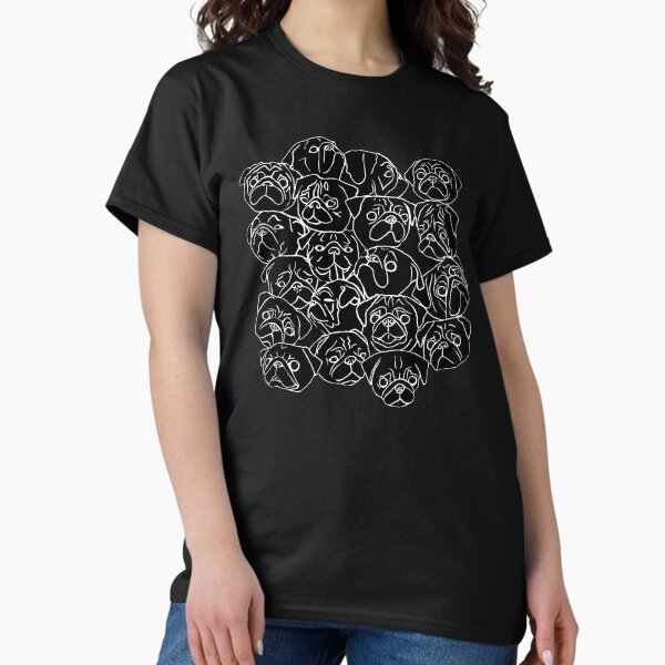 Black Pugs T-Shirt