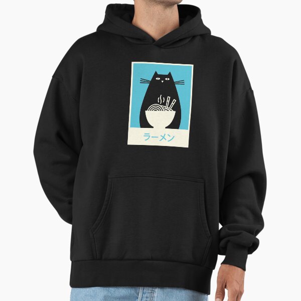 "Ramen" In Japanese | Cute Anime Manga Neko Cat Hoodie