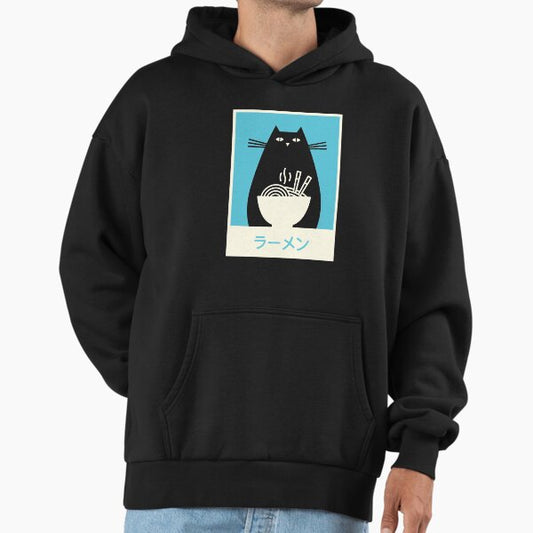 "Ramen" In Japanese | Cute Anime Manga Neko Cat Hoodie
