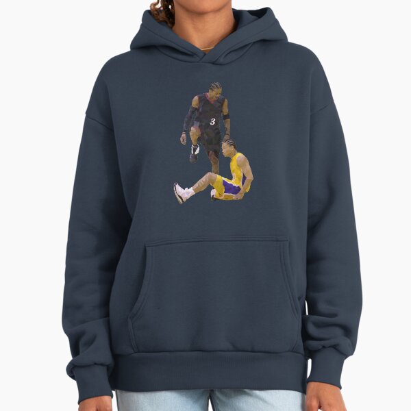 Allen Iverson Steps Over Tyronn Lue Low Poly Hoodie