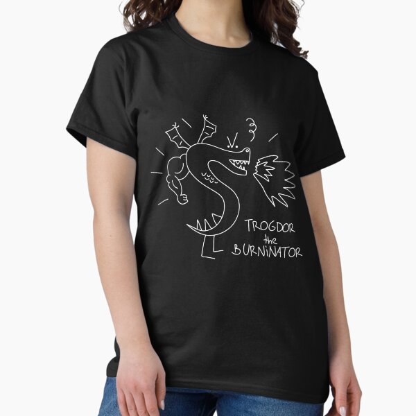 Trogdor the Burninator Black T-Shirt