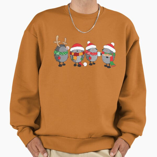 Christmas hedgehogs Sweatshirt