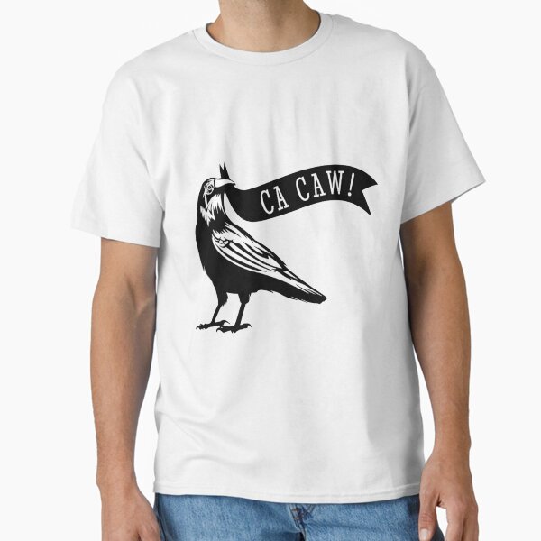 Funny Blackbird Crow Ca Caw for Bird Watching Crow Lovers Premium T-Shirt
