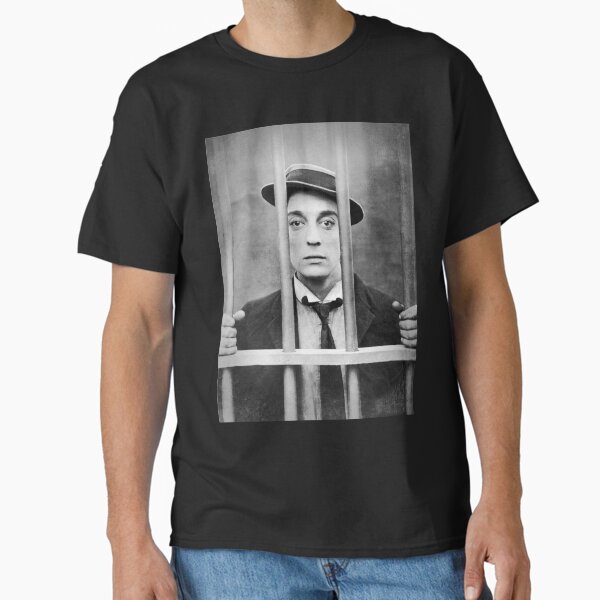 Buster Keaton - Cops - BW Vintage - D17 T-Shirt