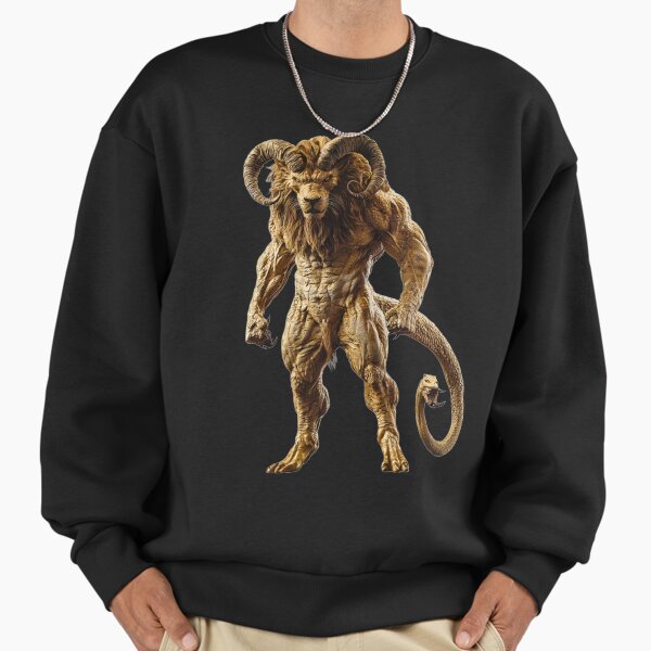Horned Lion Serpent Sweatshirt