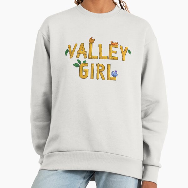 Pixel Art Valley Girl - Stardew Valley Style Farmcore Aesthetic Sweatshirt