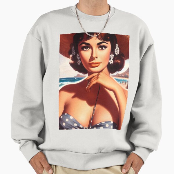 Vintage Beach Woman Sweatshirt