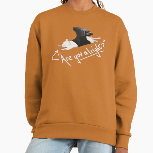"Are You Alright?" Lovejoy Cat Sweatshirt