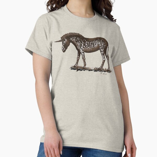 The Unicorn in Sepia T-Shirt