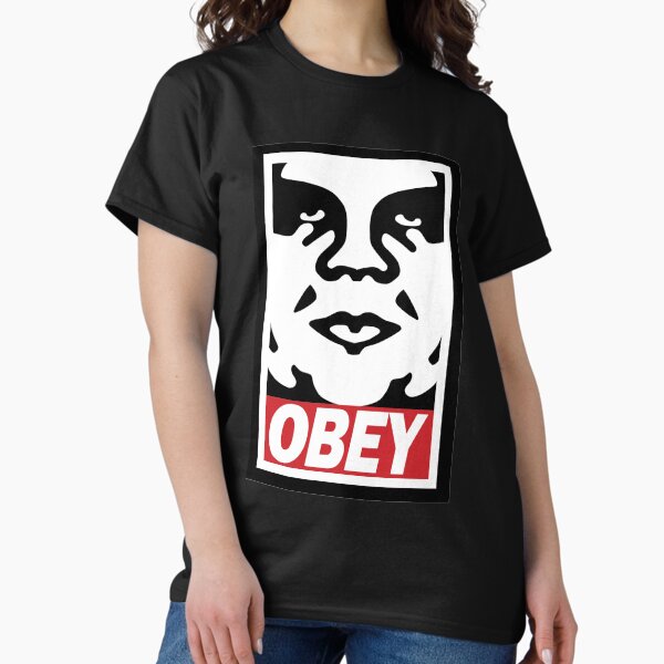Poster Obey Retro Vintage T-Shirt