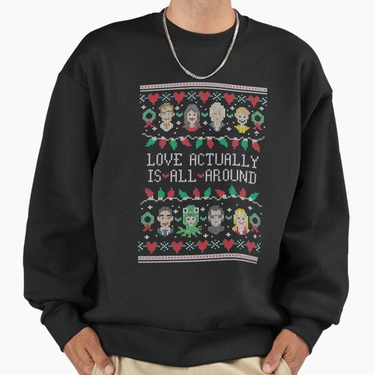 Love Actually Ugly Christmas Sweater Sweatshirt