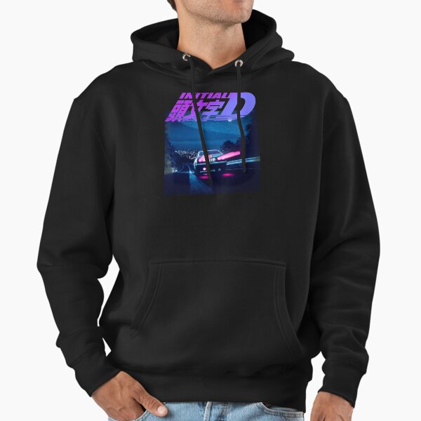 Initial D Neon AE86 Hoodie