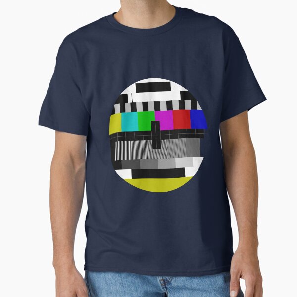 90's TV Test pattern - Retro No Signal TV Pattern 90s T-Shirt