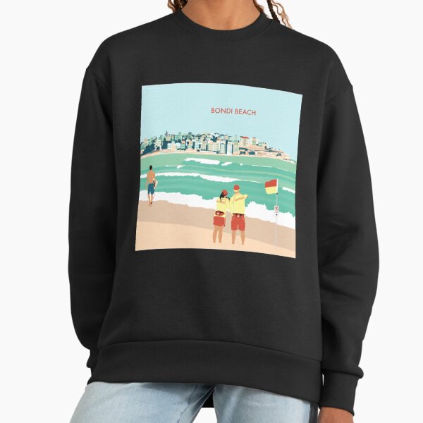 Bondi Beach Illustration Art Sweatshirt