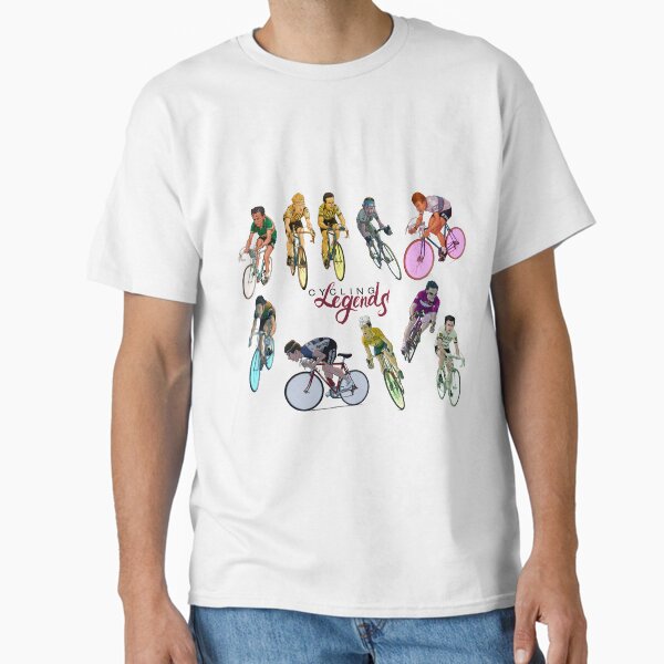 Cycling Legends pattern T-Shirt
