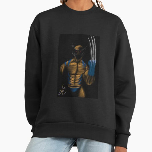 Ultra Blue Aggression () - with background Sweatshirt