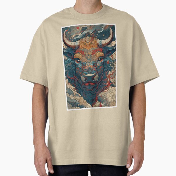 Majestic Bull - Chinese Guochao T-Shirt