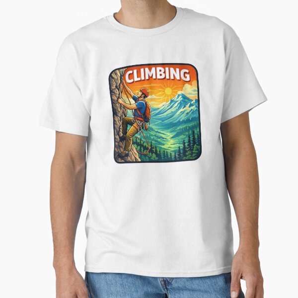 Climbing Adventure - Mountain Rock Climber T-Shirt