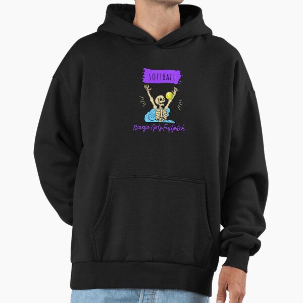 Softball Skeleton - Navajo Girls Fastpitch - Spirit Wear Hoodie