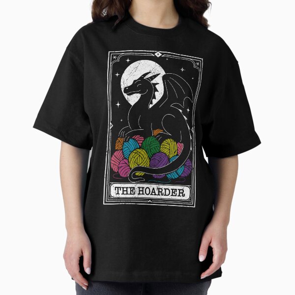 The Hoarder – Dragon of Yarn (White w/Color Edition) T-Shirt