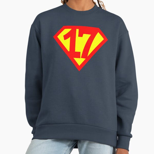 Super Number 17 | 1 to 100 Super Numbers Sweatshirt