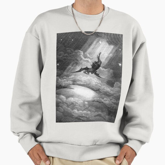 The Fall of Satan - Gustave Dore Sweatshirt