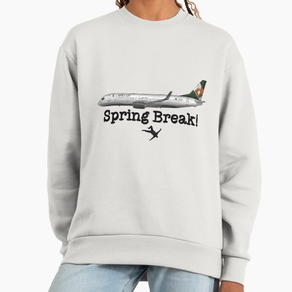 Spring Break Buzzfeed Unsolved Inspired Print Sticker Sweatshirt