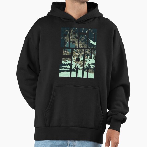 Abidjan City Map of Côte d'Ivoire - Summer Hoodie