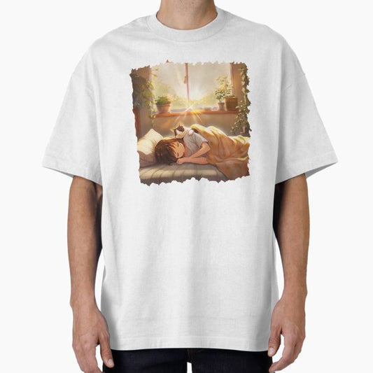 Cozy Vibes - Early Morning Cat Snuggles T-Shirt