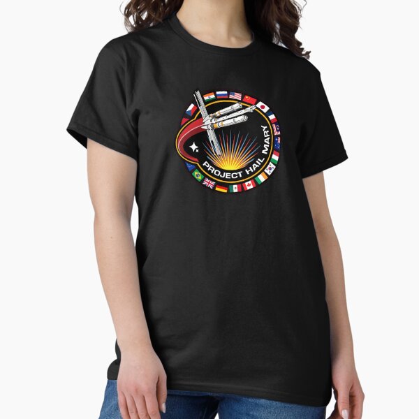 Project Hail Mary Mission Patch With Countries T-Shirt
