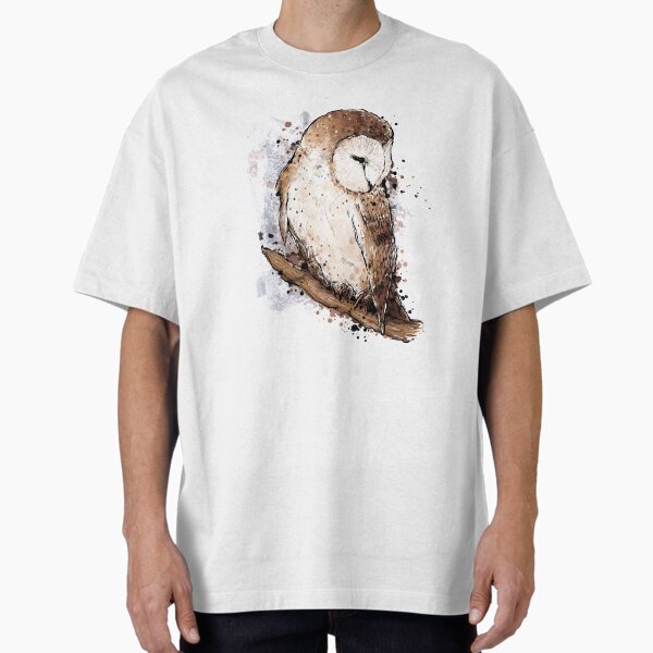 Barn Owl Autumn Ink T-Shirt