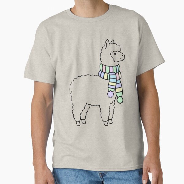 Cozy Winter #2: Minimalist Illustration with Pastel Scarf T-Shirt