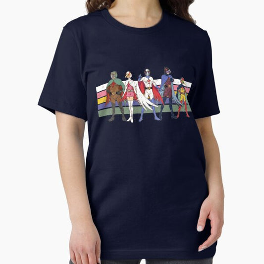 G Force Battle of the Planets Retro Stripe T-Shirt