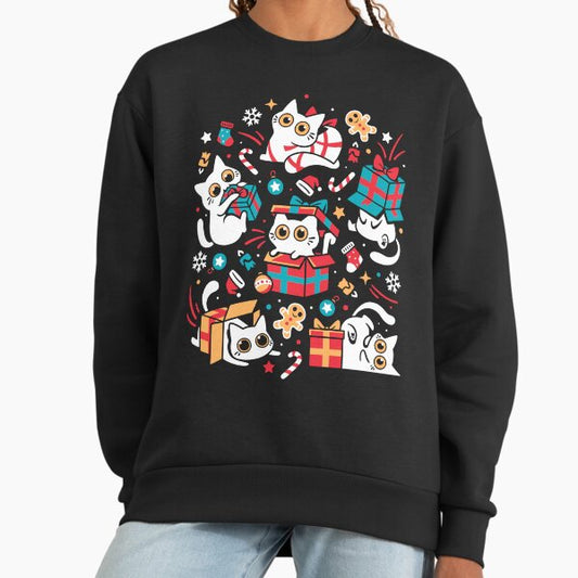 Christmas Cat Party - Xmas Gifts Sweatshirt