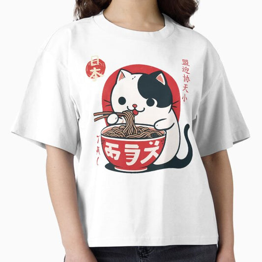 Cat ramen japan T-Shirt