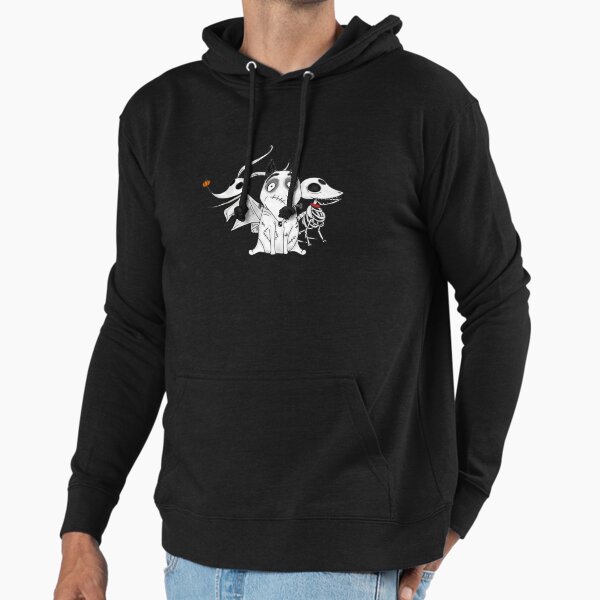 ZERO, SCRAPS and SPARKY dog Tim Burton Movies Hoodie