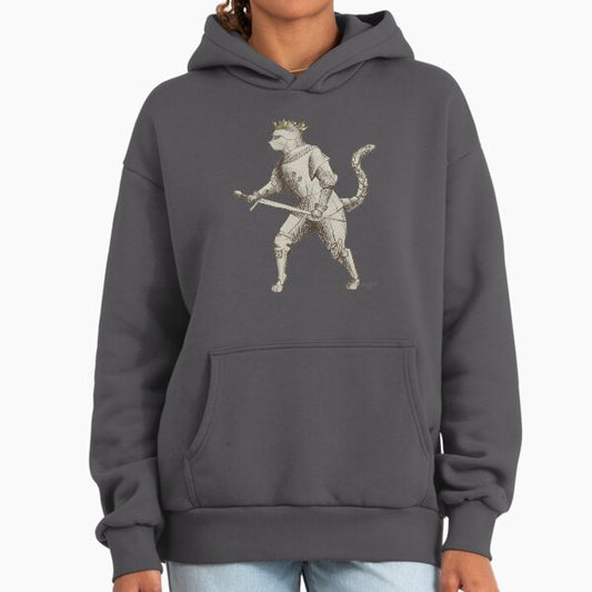 Hemanimals - Fiore de Liberi - Cat in armour Hoodie
