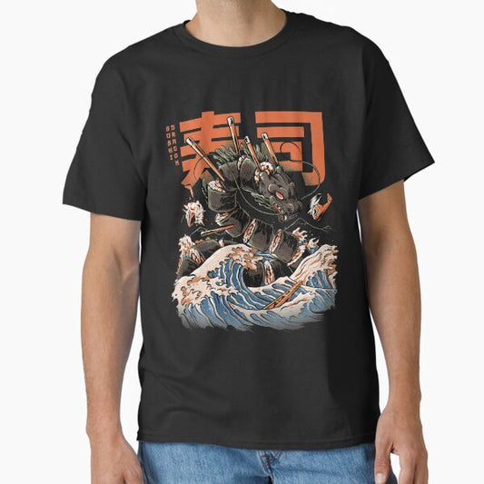 The Black Sushi Dragon T-Shirt